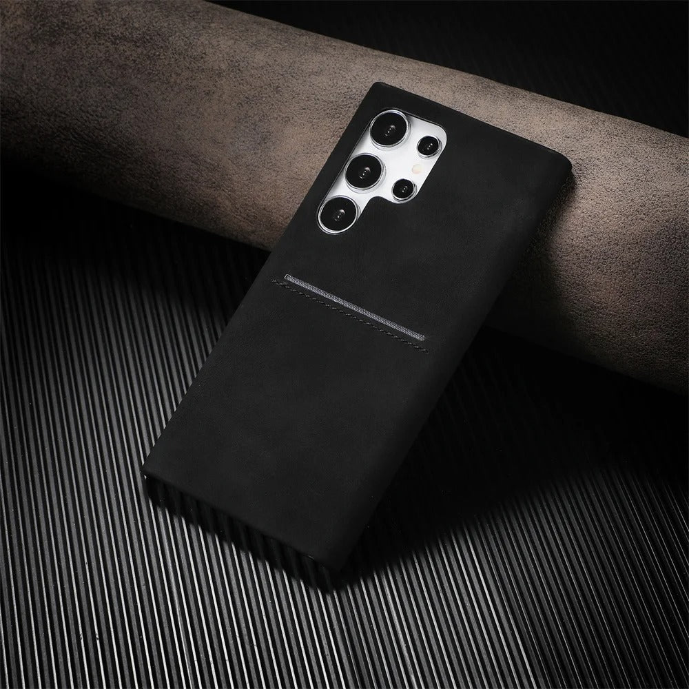 Velvety Matte Card Slot Case - Samsung