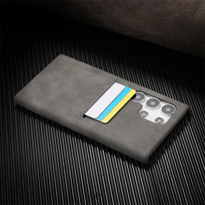 Velvety Matte Card Slot Case - Samsung