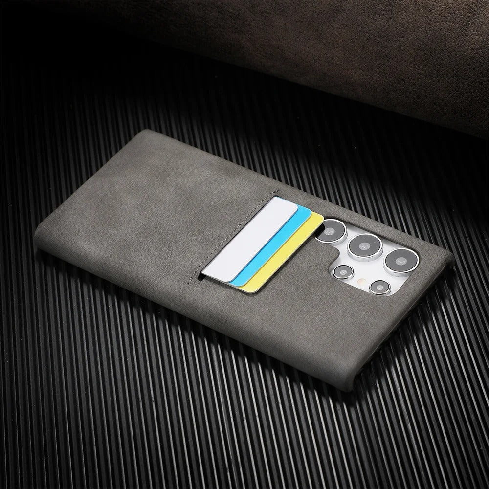 Velvety Matte Card Slot Case - Samsung