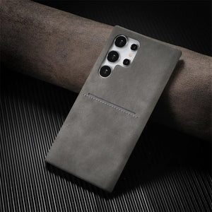 Velvety Matte Card Slot Case - Samsung