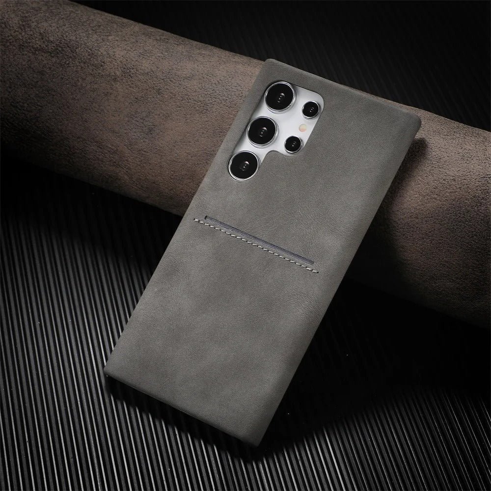 Velvety Matte Card Slot Case - Samsung