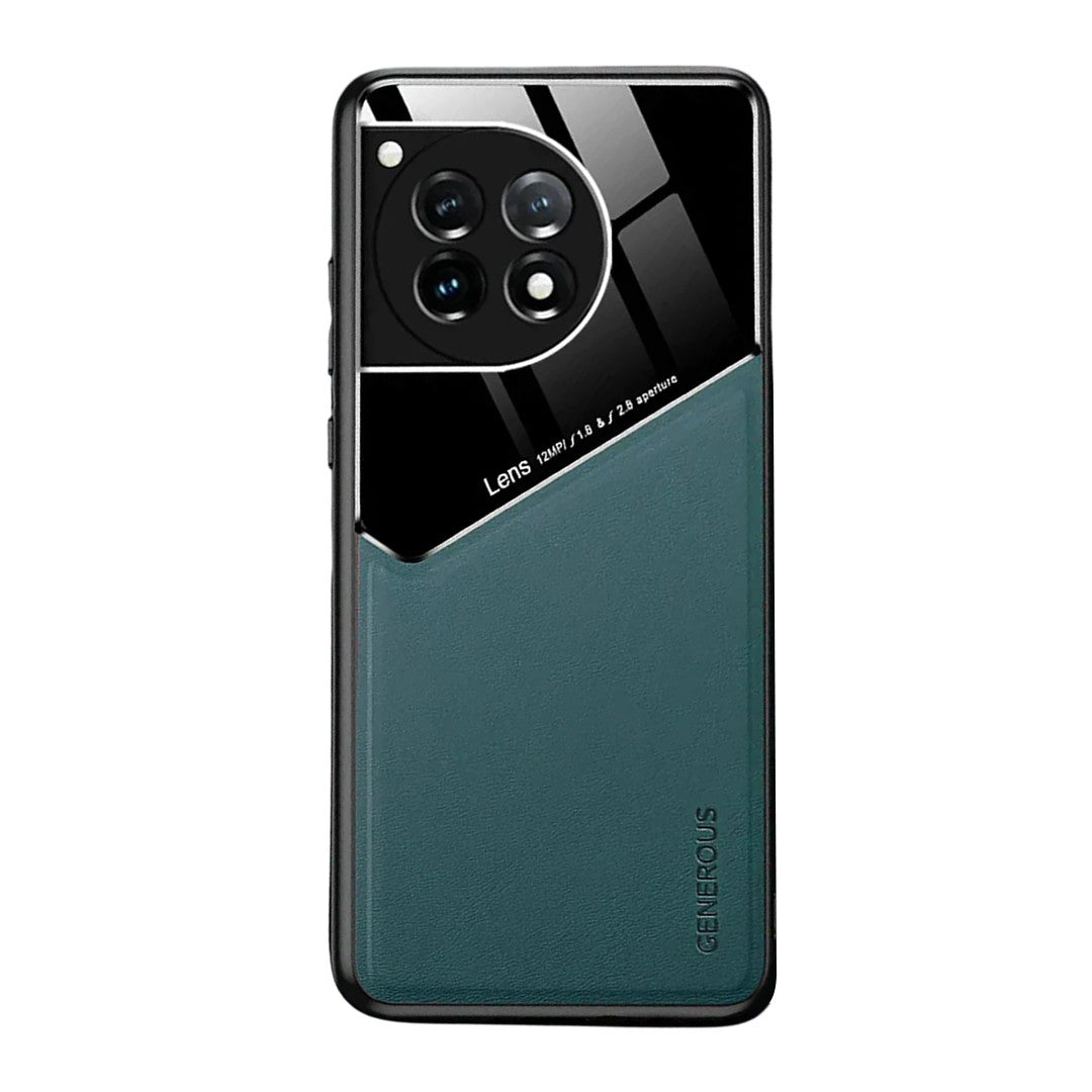 OnePlus 11R Vintage Leather Magnetic Holder Case