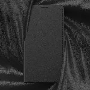 Supreme Curved Leather Flip Wallet Case - Samsung