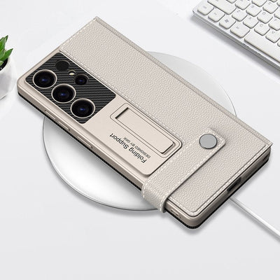 Regal Touch Flip Leather Bracket Case - Samsung