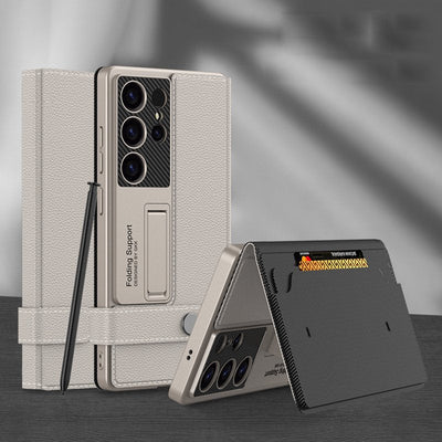 Regal Touch Flip Leather Bracket Case - Samsung