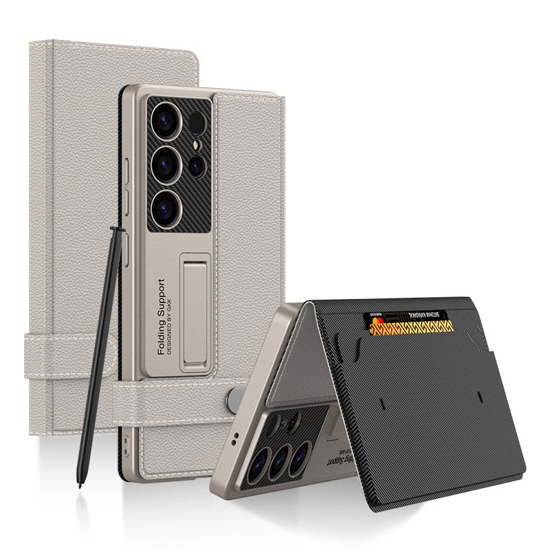 Regal Touch Flip Leather Bracket Case - Samsung