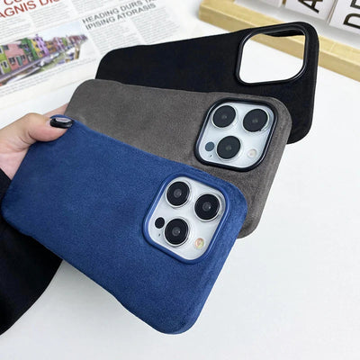 Genuine Suede Leather Magsafe Case - iPhone