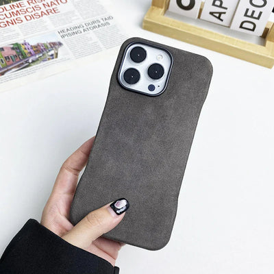 Genuine Suede Leather Magsafe Case - iPhone