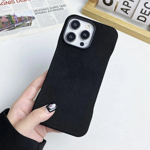 Genuine Suede Leather Magsafe Case - iPhone