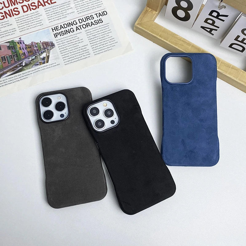 Genuine Suede Leather Magsafe Case - iPhone