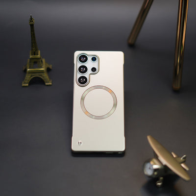 Elegant Metal Paint Borderless Magsafe Case - Samsung