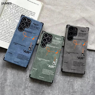Galaxy S25 Series Sneaker Label Leather Edge Case