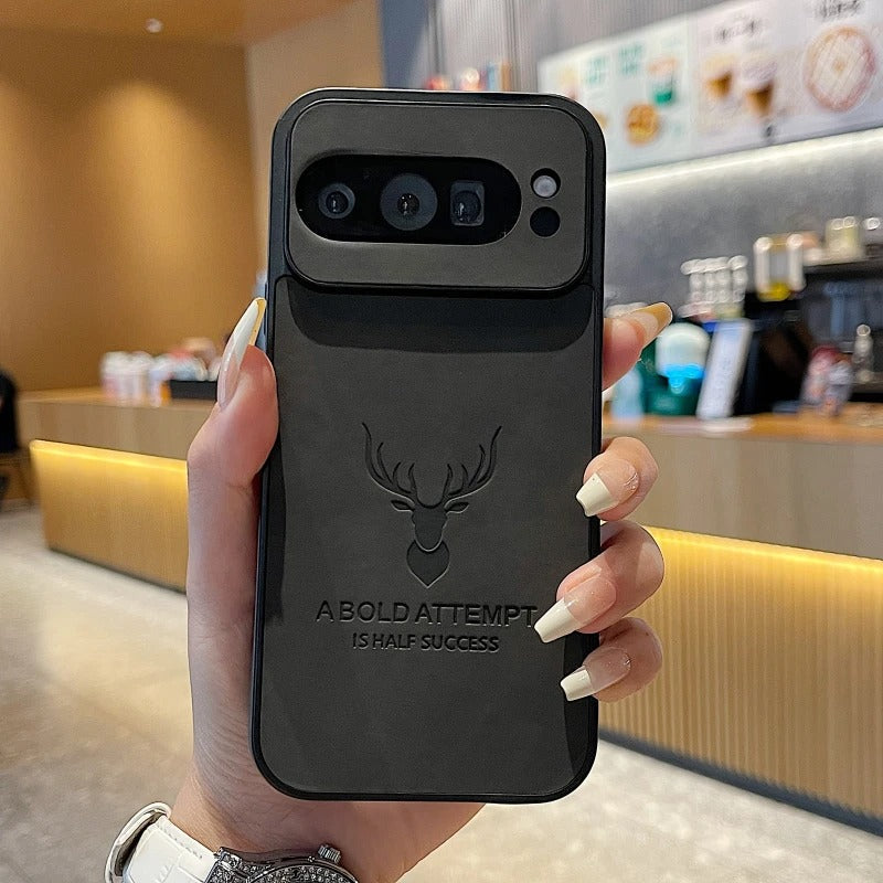 Deer Embossed PU Leather Case - Google