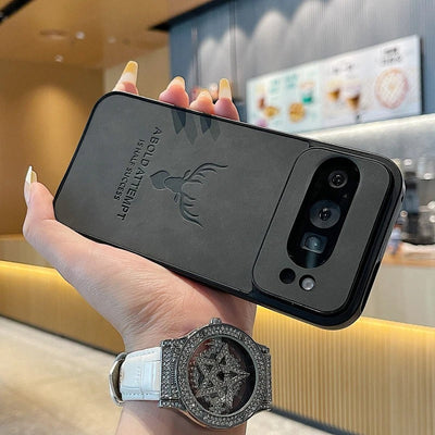 Deer Embossed PU Leather Case - Google