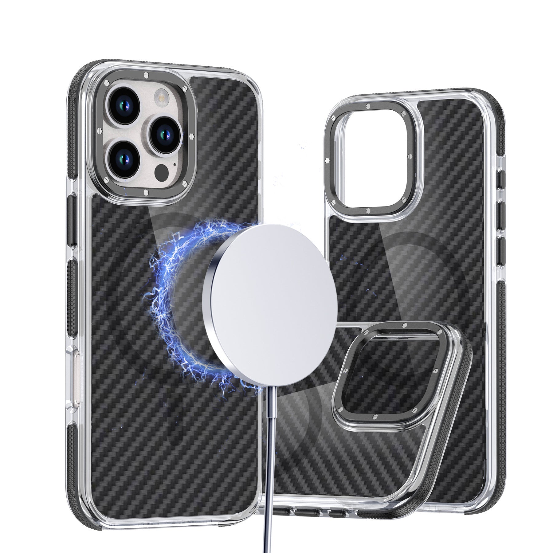 Rugged Elite Magnetic Carbon Fiber Case - iPhone