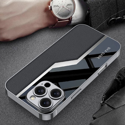 Quilted Classic Plain Leather Craft Case - iPhone