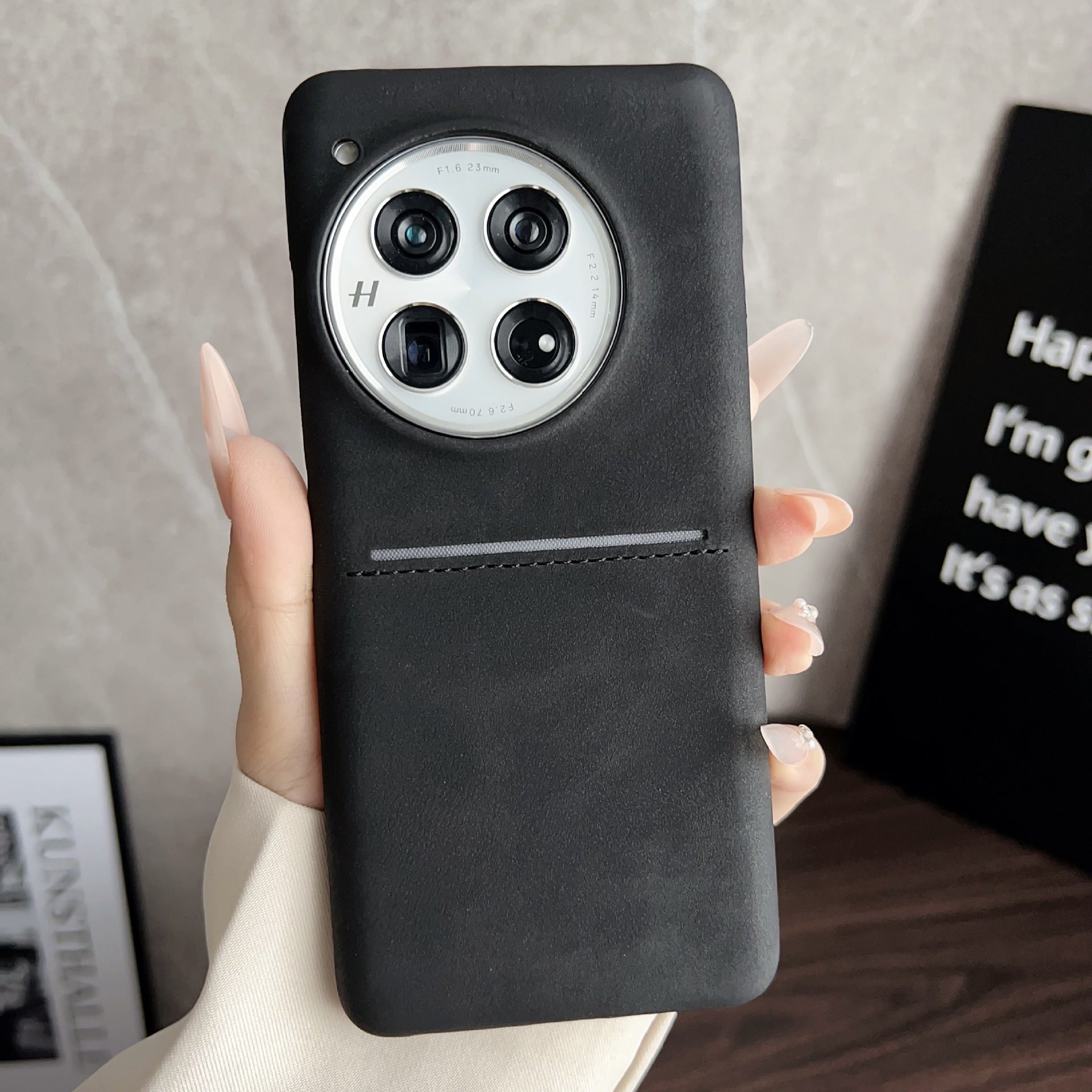 Velvety Matte Card Pocket Case - OnePlus