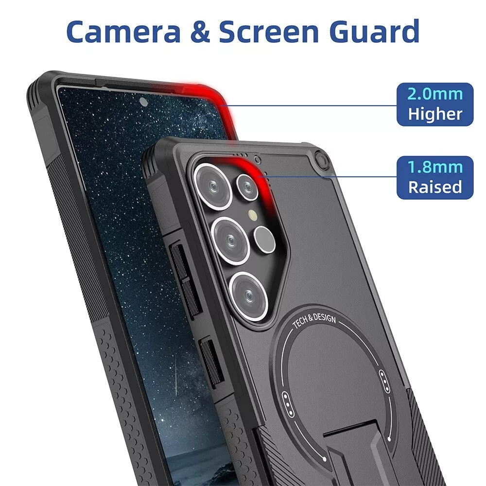 Hyper Grip Hold Invisible Kickstand Case - Samsung