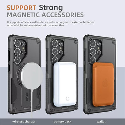 Hyper Grip Hold Invisible Kickstand Case - Samsung