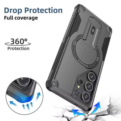 Hyper Grip Hold Invisible Kickstand Case - Samsung