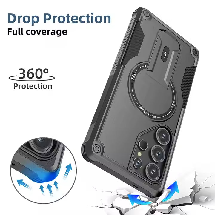 Hyper Grip Hold Invisible Kickstand Case - Samsung
