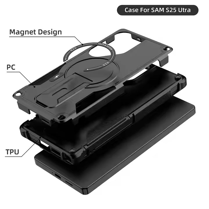 Hyper Grip Hold Invisible Kickstand Case - Samsung