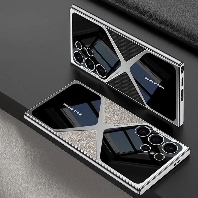 Galaxy S25 Series Polished Guard Business Leather Case