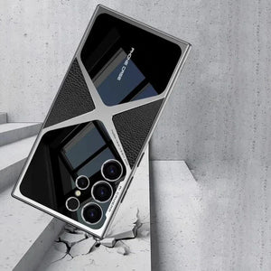 Galaxy S25 Series Polished Guard Business Leather Case