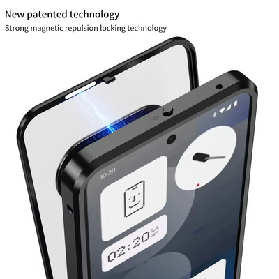 Aluminium Alloy Metal Frame Glass Case - Nothing