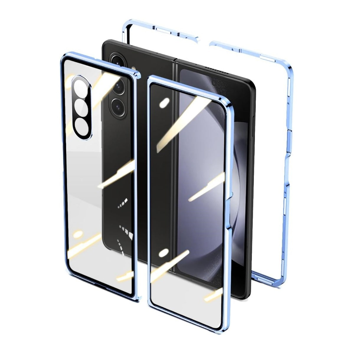 Galaxy Z Fold Series (Front+Back) Protection Magnetic Fit Case