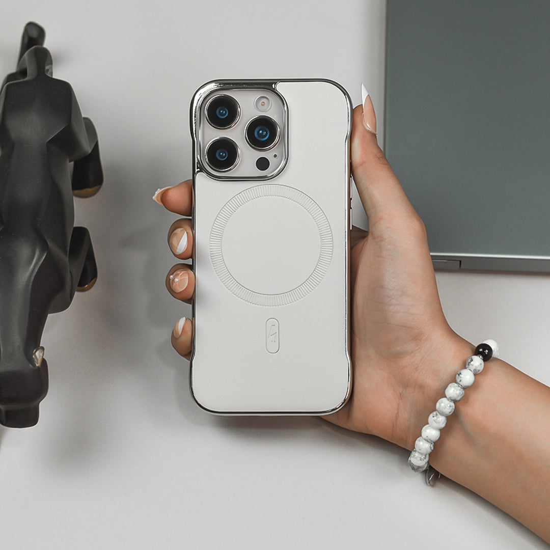 Refined Frameless MagSafe Leather Case - iPhone