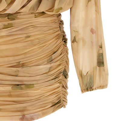 Magda Butrym Dress 07 Dress Printed With Drapes