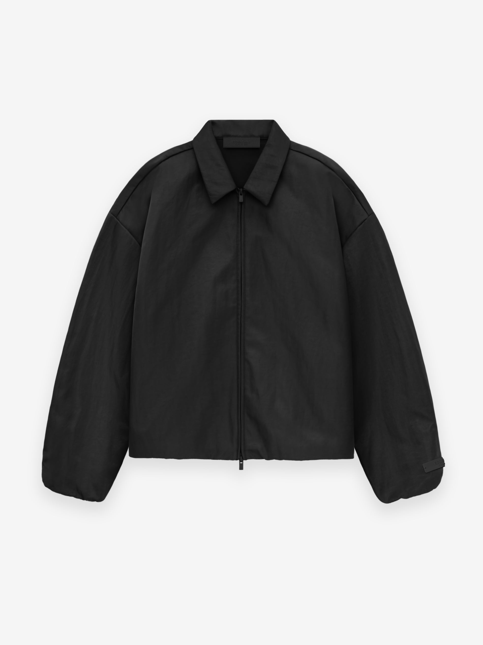 Textured Nylon Coaches Jacket