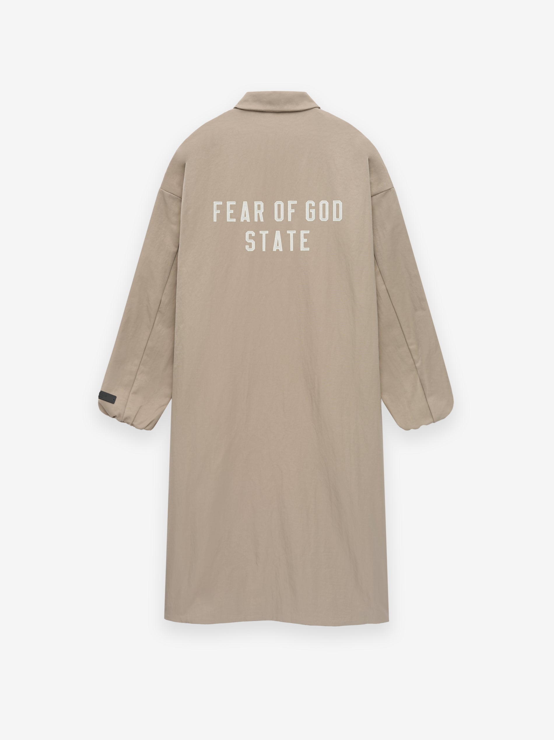 Textured Nylon Trench