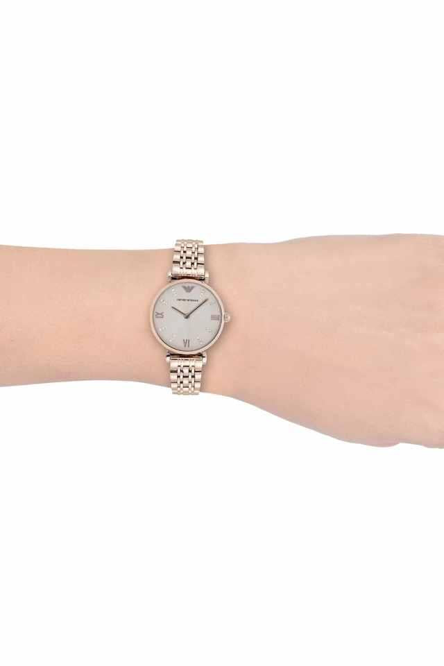 Emporio Armani Gianni T-Bar Grey Dial Women 32mm
