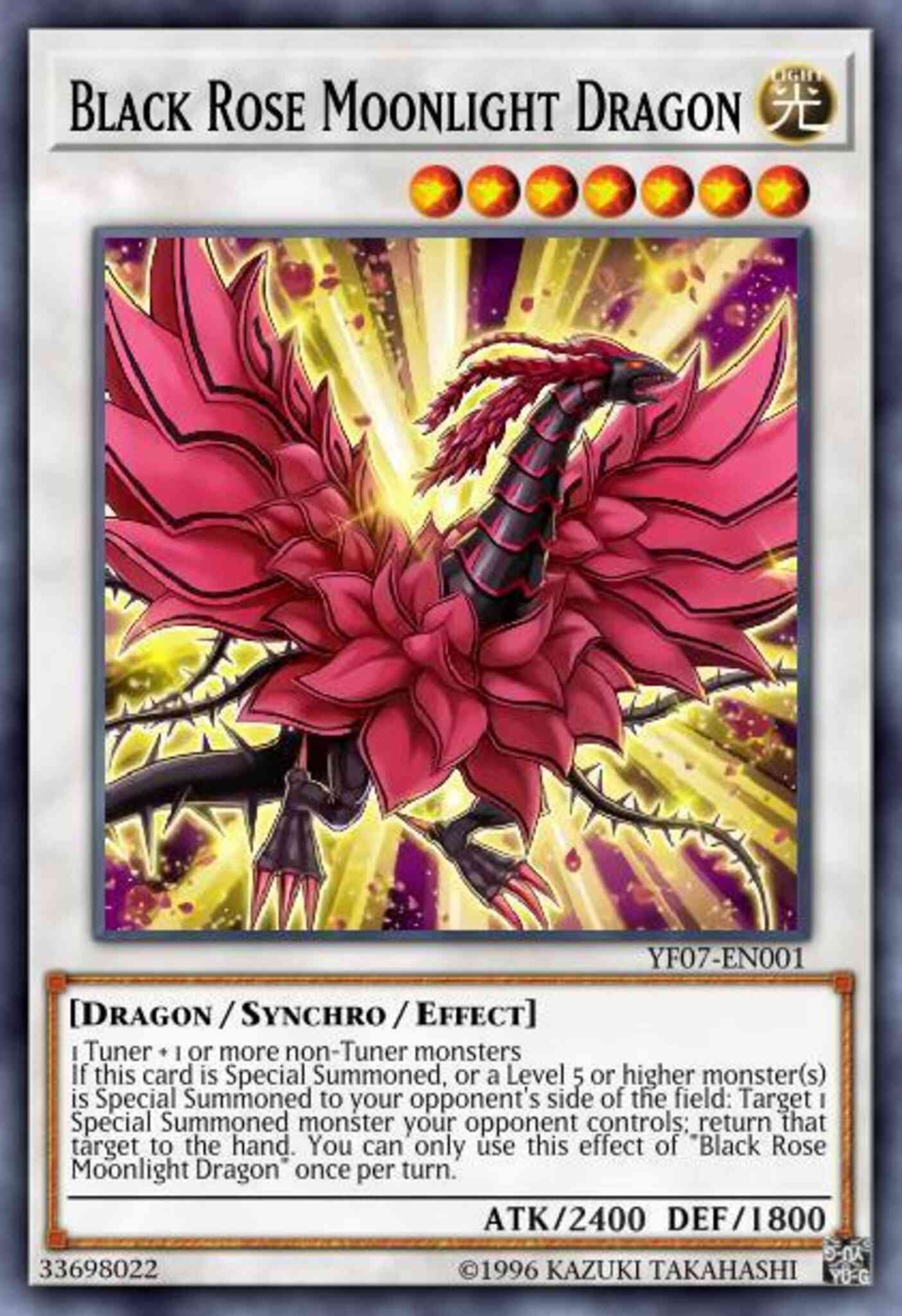 Black Rose Moonlight Dragon - HSRD-EN044 - Super Rare - 1st Edition