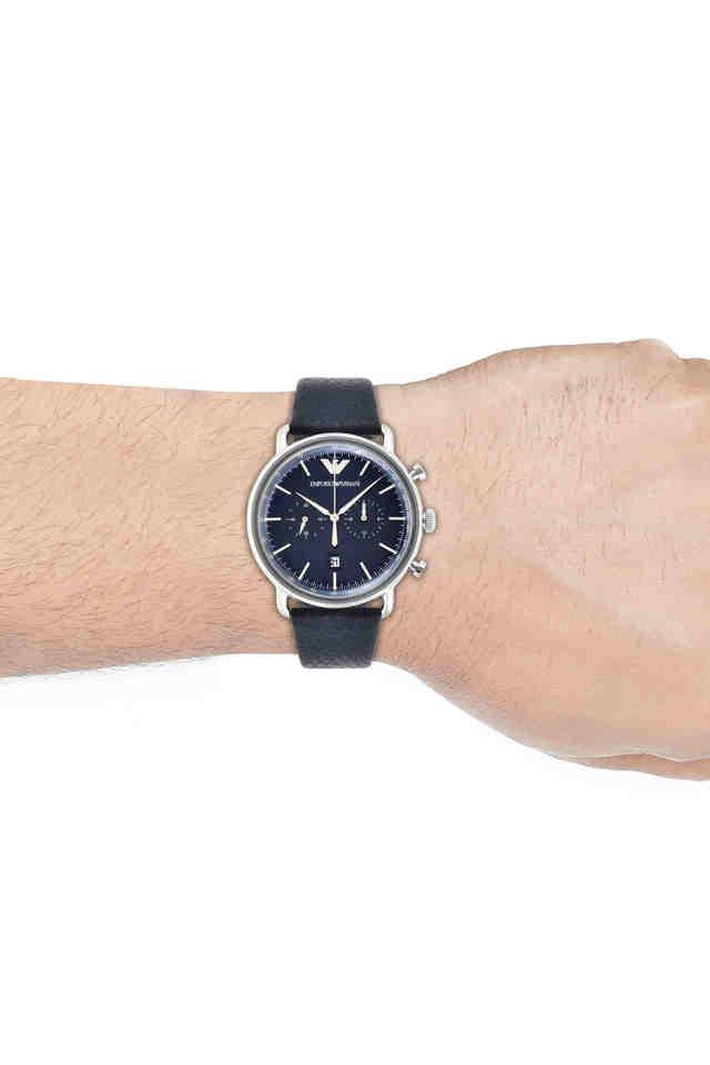 Emporio Armani Dress Blue Dial Men 42mm