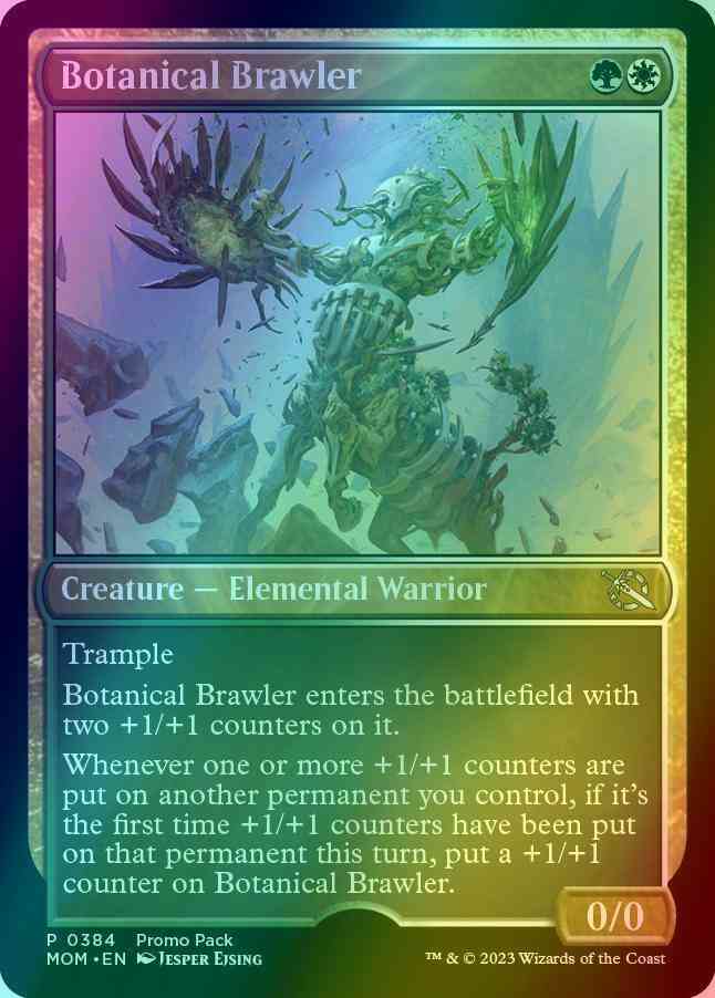 Botanical Brawler [384] [Dark Frame Promo Pack] [March of the Machine] [Foil]