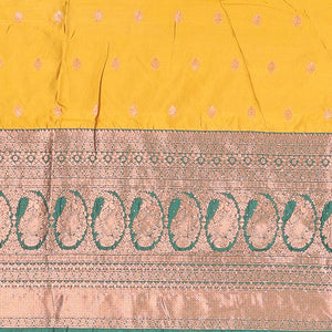Purple zari buttas artsilk halfsaree,contrast traditional design stonework border, blouse & dhavani of jaal designs