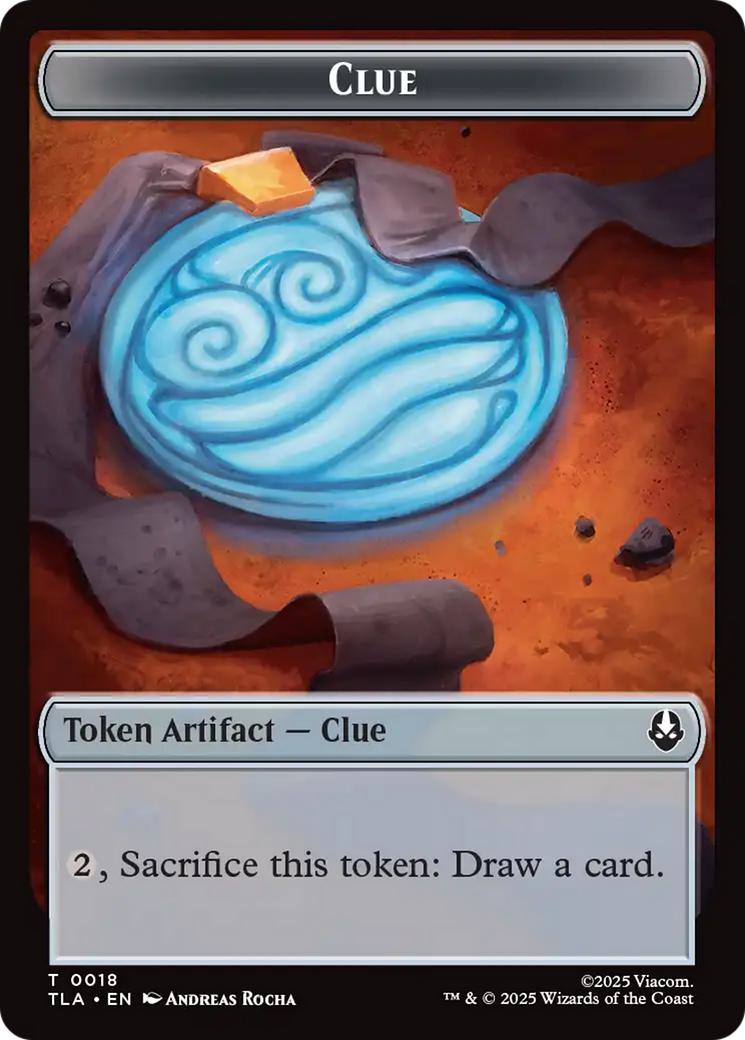 Ally Token (07) // Clue Token (18) [Avatar: The Last Airbender: Tokens] [Non-Foil]