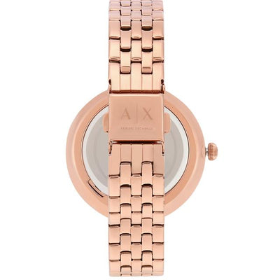 Armani Exchange Brooke  Rose Gold Dial Women 38mm