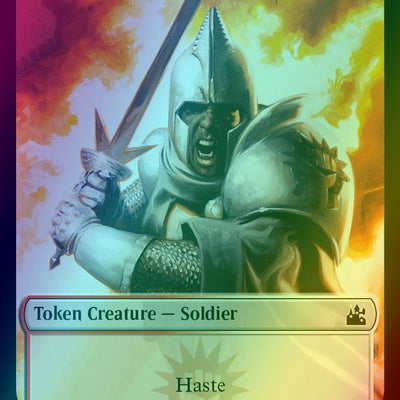 Bird Token (01) // Soldier Token (16) [Ravnica Remastered: Tokens] [Foil]