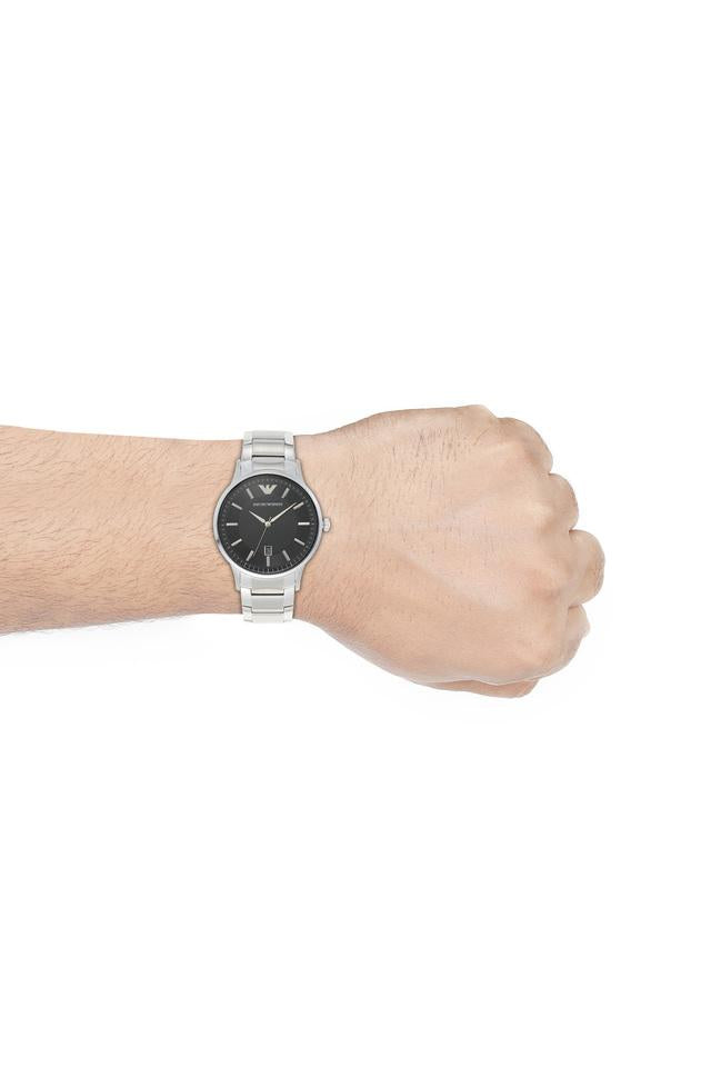 Emporio Armani Renato Black Dial Men 43mm