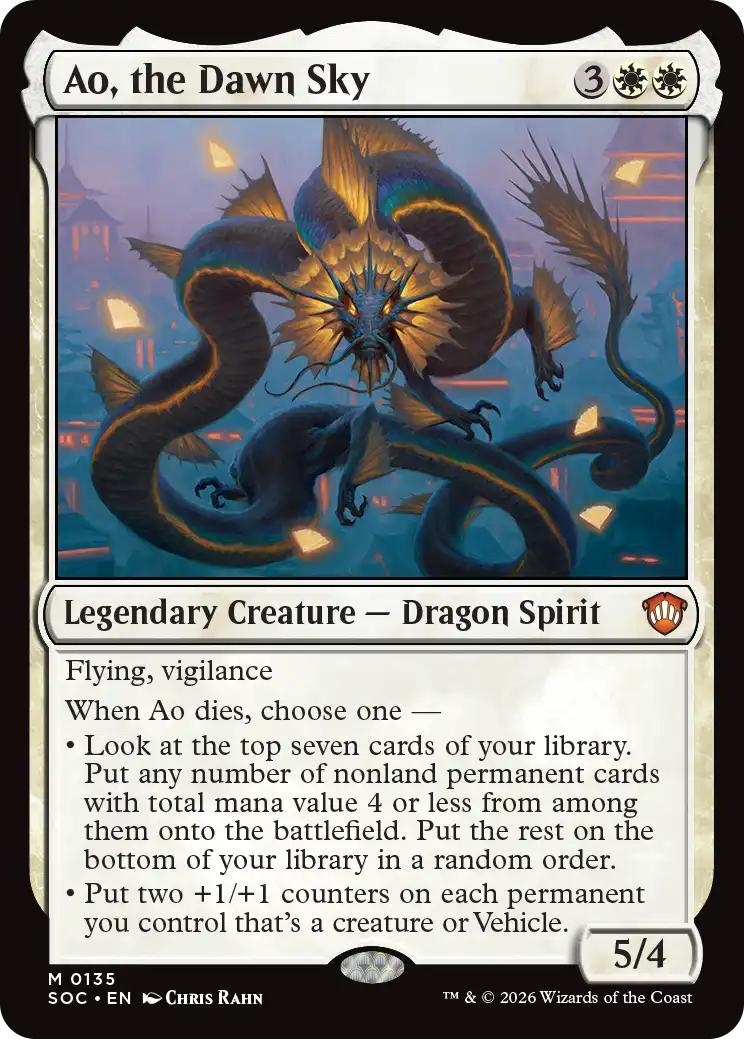 Ao, the Dawn Sky [135] [Secrets of Strixhaven: Commander] [Non-Foil]
