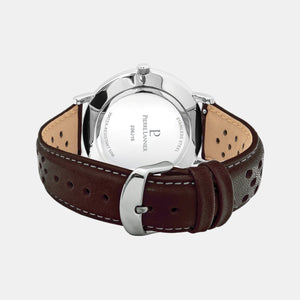 Essential Men Quartz Blue Dial Analog Leather Watch 206J164