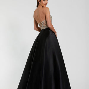 Mac Duggal 20701 Long Ball Gown Formal Beaded Prom Dress