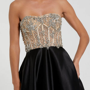 Mac Duggal 20701 Long Ball Gown Formal Beaded Prom Dress