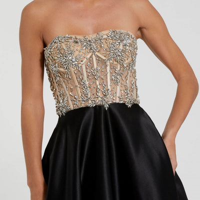 Mac Duggal 20701 Long Ball Gown Formal Beaded Prom Dress