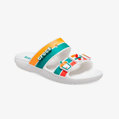 Crocs | CLASSIC SANDAL 7 -ELEVEN  { WHITE