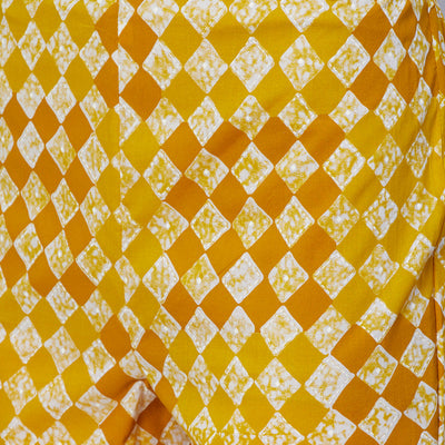 Floral Printed Resham & Pearl Embroidered Anarkali Kurta with Pants & Shaded Embroidered Dupatta - Mustard